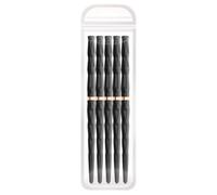 YRTUOP Pinceau French Tip Brush à pointe fine - Tailles : 7/9/11/15/25 mm - Outils de conception de vernis à ongles gel UV pour les lignes longues, les détails fins, le dessin fin