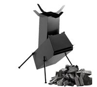 YRTUOP Poêle à fusée à bois, Poêle à fusée portable - Poêles de camping à bois - de tente, poêle à brûleur chauffant, poêle d'extérieur pour la cuisine, le Camping, la tente, la randonnée, la