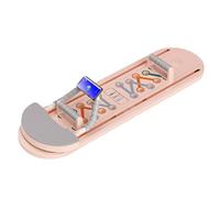 YRTUOP Reformeur Pilates | Équipement De Gym Domicile Entraînement Complet - Planche Réformateur Pilates Fitness pour Femmes | pour Bureau Entraînement Rééducation Conditionnement Danseur Yoga