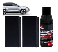 YRTUOP Rénovateur de plastiques et caoutchoucs auto | Traitement anti-rayures | Effaceur de rayures pour véhicules,Pour garnitures intérieures, moto, vélo, camion, bateau, SUV, camping-car