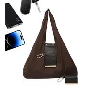 YRTUOP Sac Fourre-Tout - Pochette Pliable En Cuir PU Avec Porte-Clés | Bandoulière Mode Avec Porte-Clés - Pour Femmes Filles Étudiantes Enseignantes Voyage Extérieur École Plage Bureau Travail