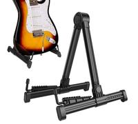 YRTUOP Support Pour Guitare, Pliable Plancher De Support De Guitare Stand Pour Guitare En Forme De A Support De Présentoir De Guitare Adapté Aux Guitares Et Basses Electriques Acoustiques Classiques