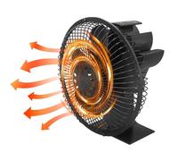 YRTUOP Ventilateur de poêle à bois - Ventilateur silencieux pour poêle à granulés avec housse de protection pour la maison