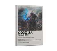 YRTWR I WBRRB Godzilla Minus One Poster mural pour chambre à coucher Motif films 60 x 90 cm