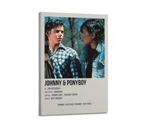 YRTWR I WBRRB Johnny & Ponyboy from The Outsiders Poster mural pour chambre à coucher avec cadre 50 x 75 cm