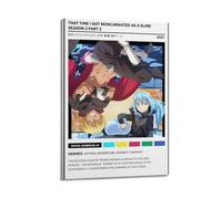 YRTWR I WBRRB Poster avec cadre « That Time I Got Reincarnated As A Slime Season 2 » pour chambre à coucher et films 40 x 60 cm