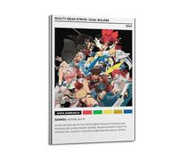 YRTWR I WBRRB Poster Guilty Gear Strive Dual Rulers - Décoration murale pour chambre à coucher - 60 x 90 cm - Style cadre