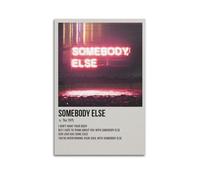 YRTWR I WBRRB Poster « Somebody Else » de The 1975 - Décoration murale pour chambre à coucher - 40 x 60 cm - Style sans cadre