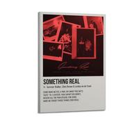 YRTWR I WBRRB Poster Something Real par Summer Walker, Chris Brown et London on Da Track - Décoration murale pour chambre à coucher - 20 x 30 cm - Style cadre