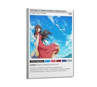 YRTWR I WBRRB Poster The Saint's Magic Power Is Omnipotent II - Décoration murale pour chambre à coucher - 30 x 45 cm - Style cadre