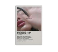 YRTWR I WBRRB Poster « Where Did I Go » de Jorja Smith - Décoration murale pour chambre à coucher - 60 x 90 cm - Style sans cadre
