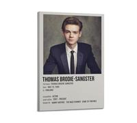 YRTWR I WBRRB Thomas Brodie-sangster Poster mural pour chambre à coucher avec cadre 20 x 30 cm