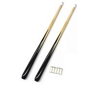 YRU Queue de Billard, 2pcs Petite Tige De Billard Courte pour Enfants Fait Main 50cm 68cm 90cm 120cm Snooker Queue Idéal pour Les Espaces Serrés Et Les Jeunes(Color:50CM)