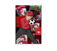 YRUAWRH Poster Captain Tsubasa (5) - Art mural esthétique - Impression sur toile vintage - Peinture décorative pour chambre à coucher, salon - 20 x 30 cm - Style vintage - Sans cadre