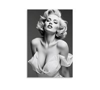 YRUAWRH Poster de Marilyn Monroe - Impression sur toile décorative vintage pour chambre à coucher, salon - 30 x 45 cm - Style rétro
