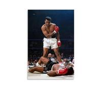 YRUAWRH Poster Muhammad Ali - Impression sur toile - Style vintage - Décoration pour chambre à coucher, salon - 30 x 45 cm - Style vintage