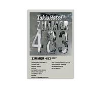 YRUAWRH Tokio Hotel Zimmer 483 Poster mural esthétique sur toile vintage pour chambre à coucher, salon - 20 x 30 cm - Style sans cadre