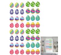 YRUHAN 6 Pièces Oeufs de Paques Decoration Suspendus, Oeuf de Paques Deco, Oeufs Paques, Motif Clair, Couleur Vive, Facile à Utiliser, Convient pour Les Événements Festifs, Les Fêtes à Thème