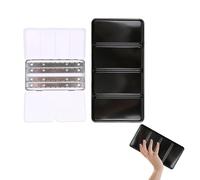 YRUHAN Palette Aquarelle Vide pour Aquarelle, Palette Vide avec Anneau pour Le Pouce, Peut Contenir 48 Demi Godets ou 24 Godets Entiers, Convient pour Les Croquis à L'aquarelle en Extérieur
