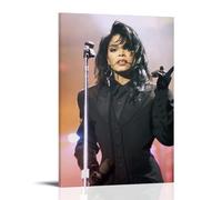 YRWOERHWER Janet Jackson Poster sur toile - Décoration murale moderne et esthétique pour salon, chambre à coucher - 50 x 75 cm - Style cadre