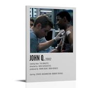 YRWOERHWER John Q. Poster mural sur toile pour salon, chambre à coucher, 40 x 60 cm, style cadre