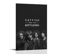 YRWOERHWER Poster Catfish And The Bottlemen - Art mural moderne et esthétique sur toile pour salon, chambre à coucher, 40 x 60 cm - Style cadre