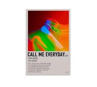 YRWOERHWER Poster de Chris Brown sur toile - Impression sur toile moderne et esthétique pour salon, chambre à coucher - 20 x 30 cm - Style sans cadre