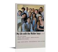 YRWOERHWER Poster My Life with The Walter Boys - Art mural moderne et esthétique sur toile pour salon, chambre à coucher, chambre à coucher - 60 x 90 cm - Style cadre