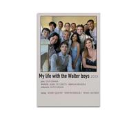 YRWOERHWER Poster My Life with The Walter Boys - Impression sur toile moderne et esthétique pour salon, chambre à coucher, 50 x 75 cm - Style sans cadre
