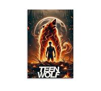 YRWOERHWER Poster Teen Wolf - Impression sur toile - Décoration artistique moderne pour salon, chambre à coucher - 30 x 45 cm - Style sans cadre