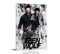 YRWOERHWER Poster Teen Wolf sur toile - Décoration murale moderne et esthétique pour salon, chambre à coucher - 50 x 75 cm - Style cadre