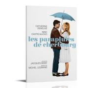 YRWOERHWER Poster The Umbrellas of Cherbourg - Art mural sur toile - Décoration moderne et esthétique pour salon, chambre à coucher - 40 x 60 cm - Style cadre