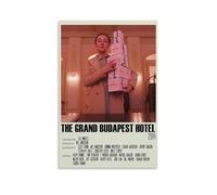 YRWOERHWER The Grand Budapest Hotel Poster sur toile pour salon, chambre à coucher, décoration murale sans cadre 30 x 45 cm