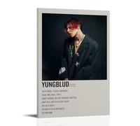 YRWOERHWER Yungblud Poster mural sur toile pour salon, chambre à coucher, chambre à coucher, 20 x 30 cm, style cadre