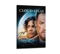 YRWUIERHRUE Affiches de l'atlas des nuages sur toile - Art mural vintage - Peinture décorative pour salon, chambre à coucher - 30 x 45 cm - Style cadre