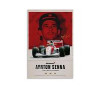 YRWUIERHRUE Ayrton Senna Affiches murales esthétiques sur toile vintage - Décoration pour salon, chambre à coucher - 20 x 30 cm - Style sans cadre