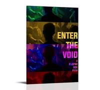 YRWUIERHRUE Enter The Void Poster mural esthétique sur toile vintage avec cadre pour salon, chambre à coucher, 40 x 60 cm