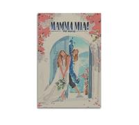 YRWUIERHRUE Mamma Mia! Affiches sur toile - Impression murale vintage - Décoration pour salon, chambre à coucher - 30 x 45 cm - Sans cadre
