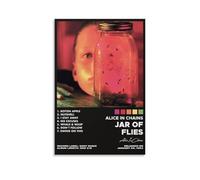 YRWUIERHRUE Poster d'album Jar Of Flies par Alice In Chains - Impression sur toile vintage - Décoration pour salon, chambre à coucher - 40 x 60 cm - Style rétro - Sans cadre