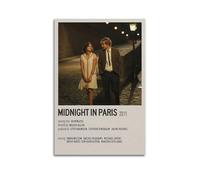 YRWUIERHRUE Poster de film Midnight in Paris - Impression sur toile vintage - Décoration pour salon, chambre à coucher - 20 x 30 cm - Style sans cadre