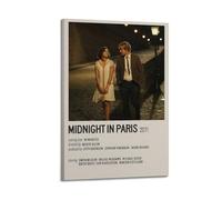 YRWUIERHRUE Poster de film Midnight in Paris - Impression sur toile vintage - Décoration pour salon, chambre à coucher - 20 x 30 cm - Style cadre