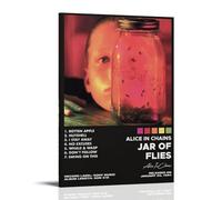 YRWUIERHRUE Poster de l'album Jar Of Flies par Alice In Chains - Impression sur toile - Décoration vintage - Pour salon, chambre à coucher - 20 x 30 cm - Style rétro - Cadre