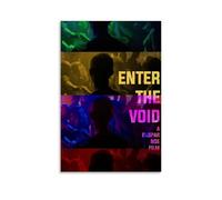 YRWUIERHRUE Poster « Enter The Void » - Impression sur toile vintage - Décoration pour salon, chambre à coucher - 30 x 45 cm - Style sans cadre