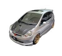 YRXIAO 1/18 Modèle Réduit De Voiture Modifiée pour Honda Fit Mugen Honda Jazz Miniature Collection Hobby Silver(Silver)
