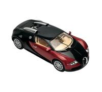 YRXIAO 1/18 Modèle Réduit Voiture Bugatti Veyron en Alliage Moulé sous Pression pour Bureau Ou Salle D'étude Véhicule Rouge