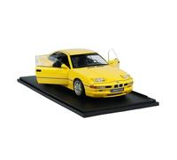 YRXIAO 1:18 pour BMW 850 E31 CSI 1990 Jaune Statique Alliage Double Porte Scène Ornements Modèle De Voiture Collection nostalgique