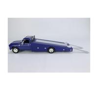 YRXIAO 1:18 pour Chevrolet C-30 Ramp Truck 1967 Voiture Remorque Modèle Alliage Ornements Collection Adulte Collection nostalgique