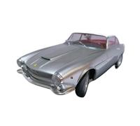 YRXIAO 1 18 pour Ferrari Competition Modified Sports Car Model 250GT Berlinetta SWB Argent
