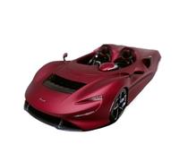 YRXIAO 1 18 pour Le Modèle De Supercar McLaren Elva 2022 Rouge Mat pour Les Passionnés De Voitures