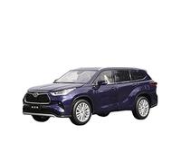 YRXIAO 1 18 pour Le Modèle De Voiture en Alliage Highlander Quatrième Génération Gac Toyota comme Cadeau Vacances pour Adultes Collection nostalgique(Purple)